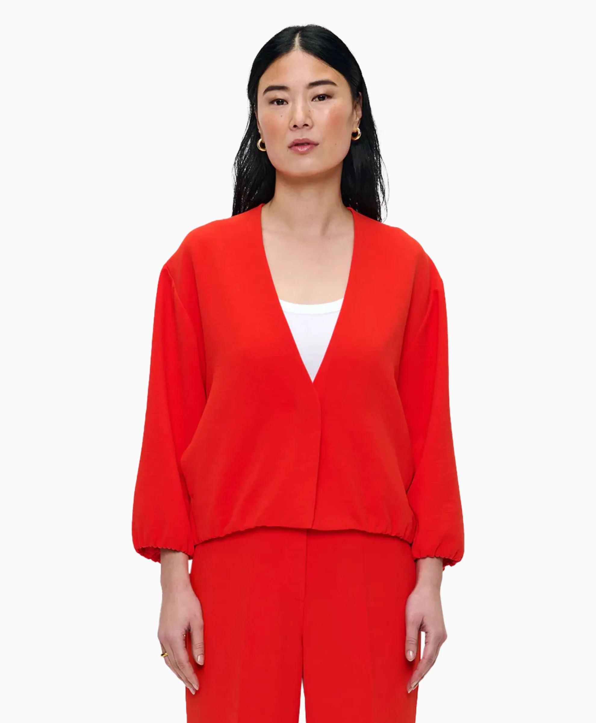 Zenggi Blazer Pofmouw Rood