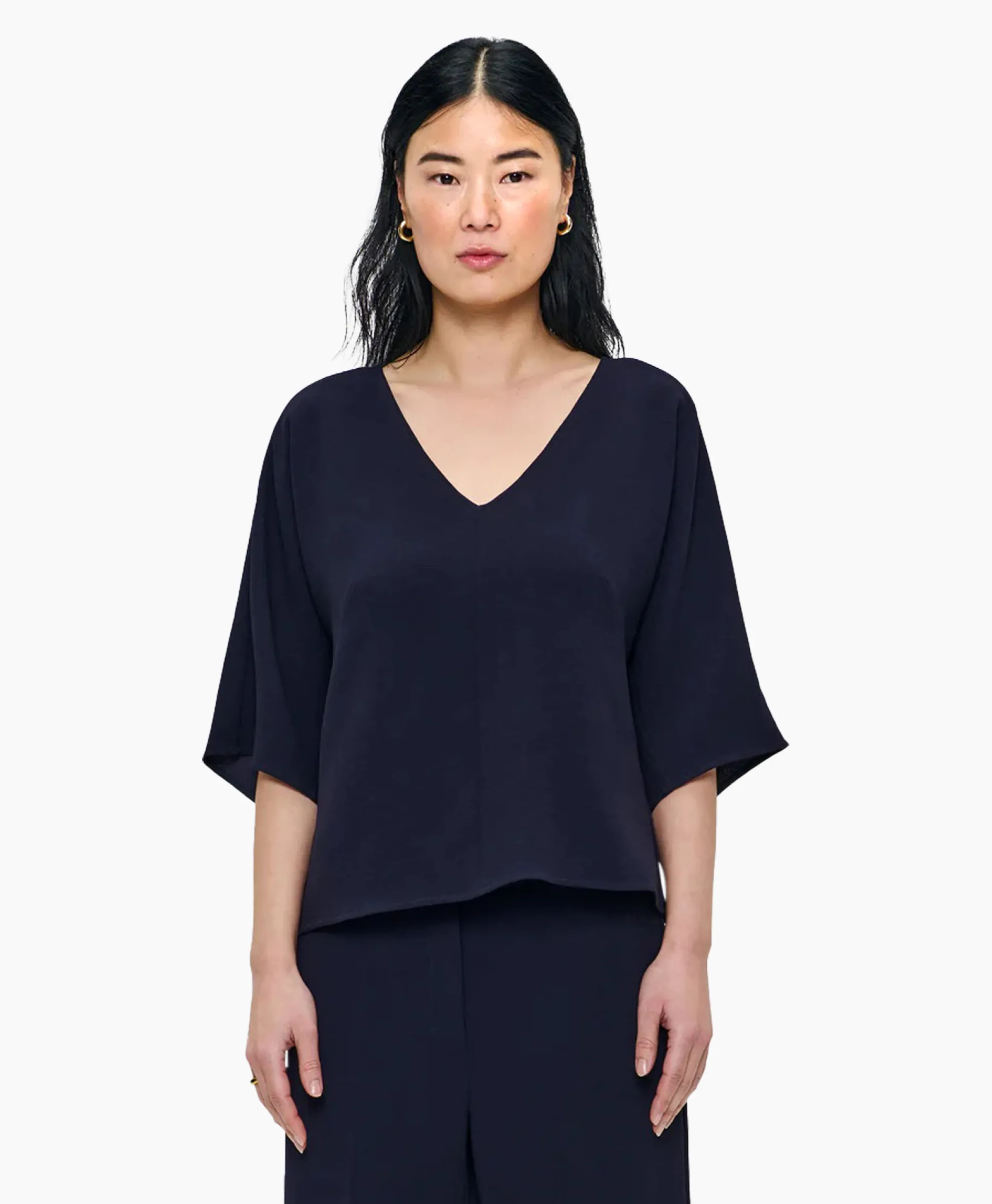 Zenggi Tuniek V-Neck Donker Blauw