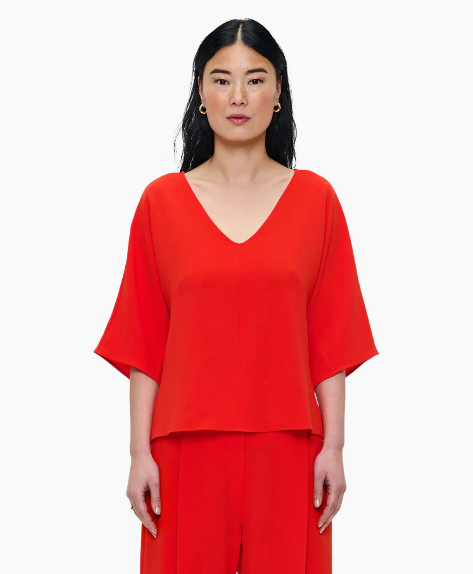 Zenggi Tuniek V-Neck Rood